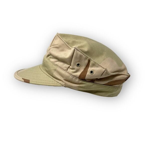 Marine USMC 8 Point Ripstop Desert Camo Utility Cover Hat Cap Size Small - Picture 2 of 8
